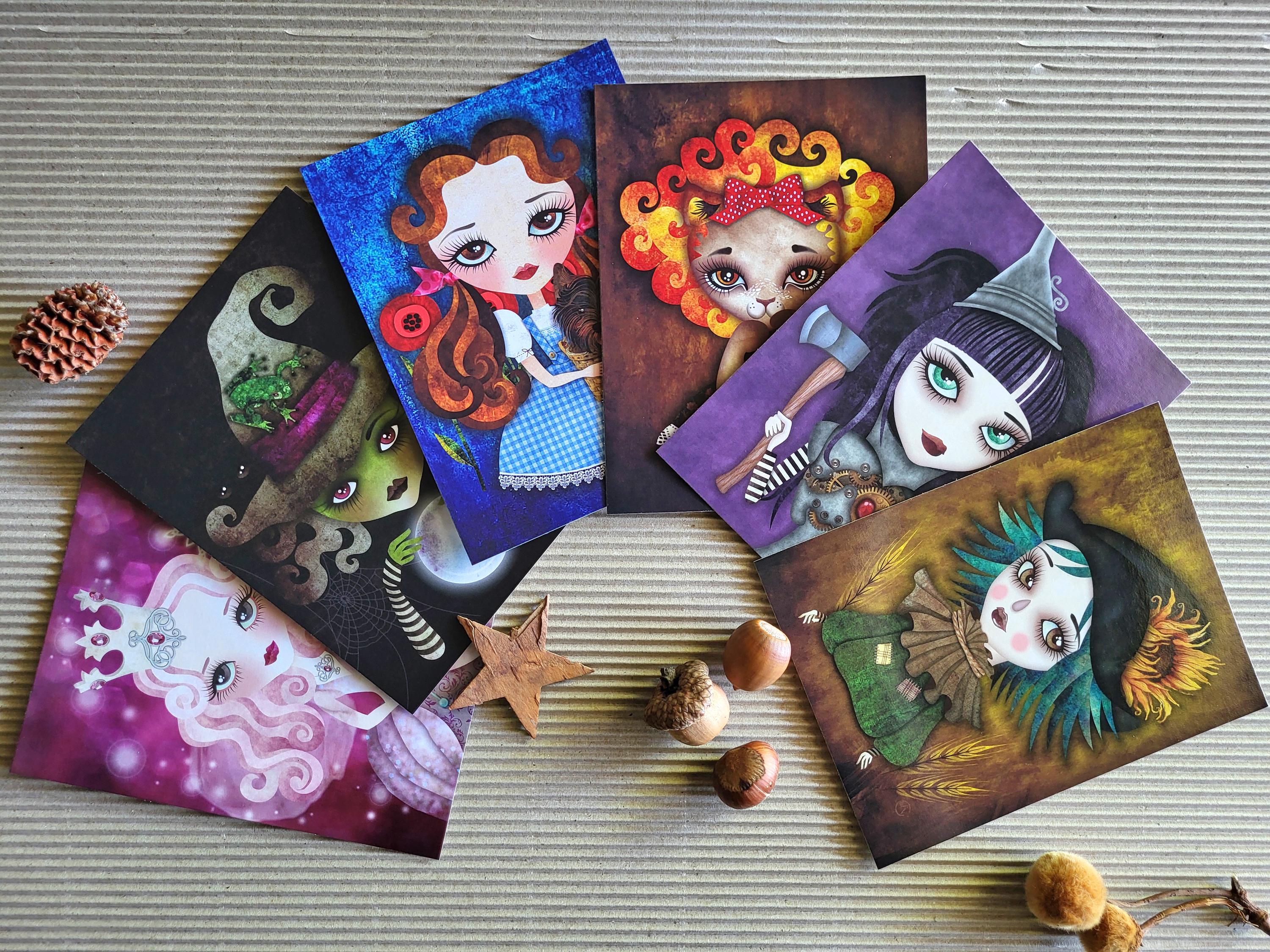 Oz Girls Postcard Collection, Snail Mail, Postcrossing, Postcard Set