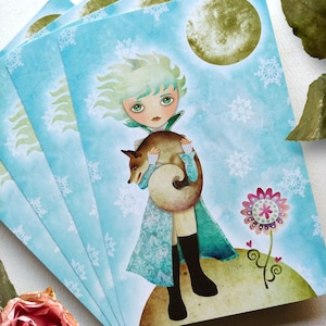 Carte postale Le Petit Prince, édition limitée, Postcrossing, Snail Mail, Correspondant, Happy Mail