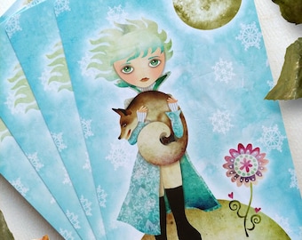 Little Prince Postcard, Limited Edition, Postcrossing, Snail Mail, Swap, Pen Pal