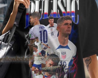 Christian Pulisic Shirt -  Christian Pulisic Fan tees - Christian Pulisic graphic retro 90s - Christian Pulisic merch vintage