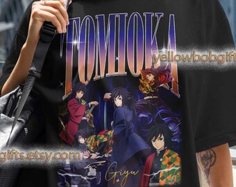 Giyu Tomioka Unisex Shirt -  Giyu Tomioka tees - Giyu Tomioka graphic retro 90s - Giyu Tomioka merch vintage