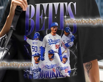 Camiseta unisex de Mookie Betts - Camisetas de fan de Mookie Betts - Camiseta gráfica retro de Mookie Betts de los 90 - Merchandising vintage de Mookie Betts