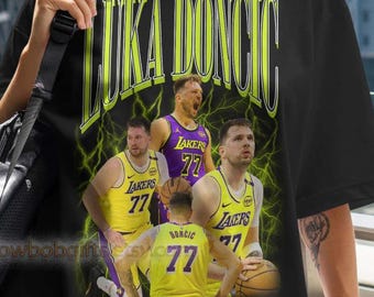 Luka Doncic Shirt - Luka Doncic Fan T-Shirts - Luka Doncic Grafik Retro 90er Jahre - Luka Doncic Merch Vintage