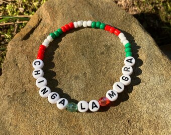 CHINGA LA MIGRA Bead Bracelet