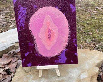 Queer Canvas Painting 7" x 9"