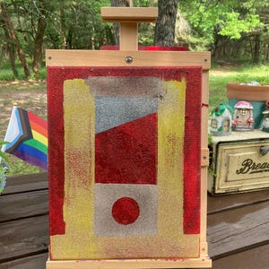Chop Chop Sparkle 14&quot; x 11&quot; Acrylic Canvas Painting