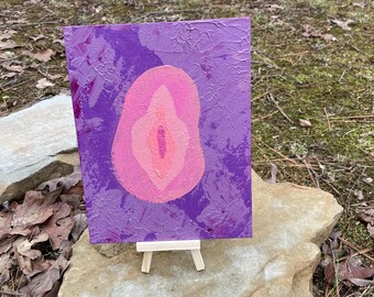 Queer Canvas Painting 7" x 7"