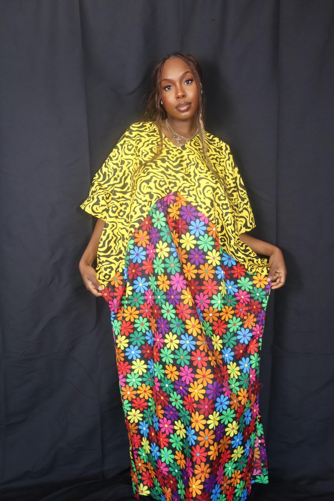 Nigerian Print Dress - Etsy