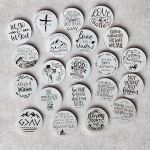 Christian Tokens - Bible verses - Single or Bulk - Encouragement - Witness