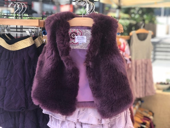 purple bubble vest