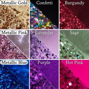 18 Inch Doll Dresses: Sequins, Sparkly, Matching Girls Dresses. image 2