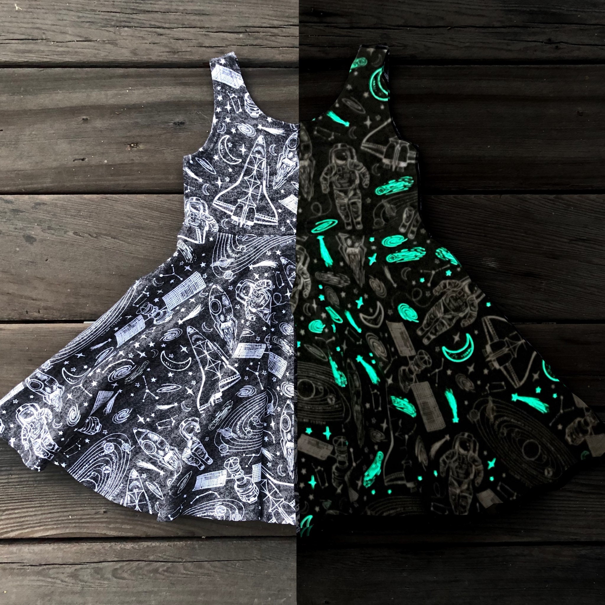 glow in the dark dress