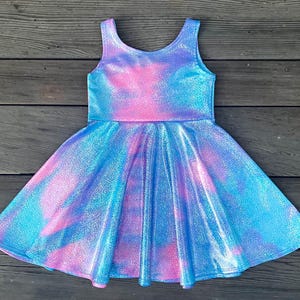 pink and blue dress Blue And Pink Printed Maxi Dress With Criss Cross Back