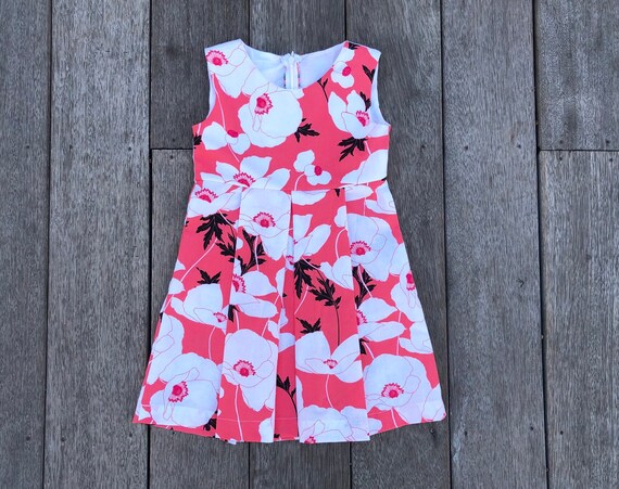 coral baby dress