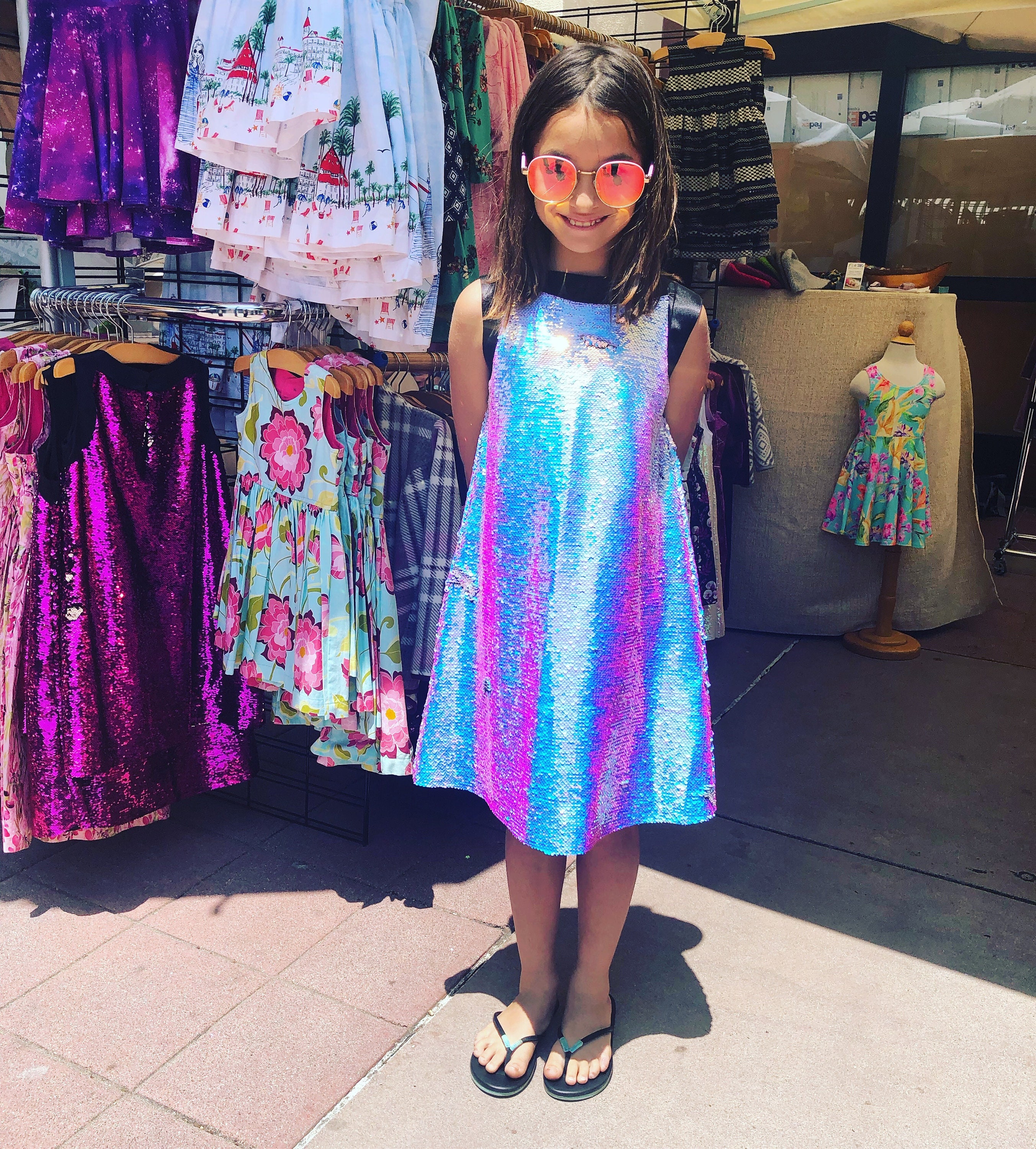 Flip Sequin Girls Dress Special Occasion Formal Clothing Elegant Dress up Birthday Gift Idea for Girls Fancy Holiday Outfit Wedding Attire Etsy Canada