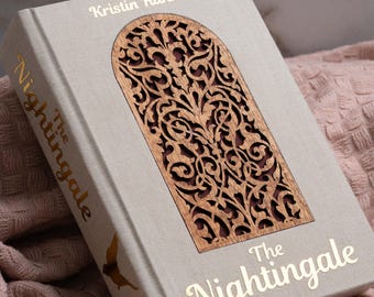 The Nightingale Rebound Book: Mahogany Inlay, Gold Accents