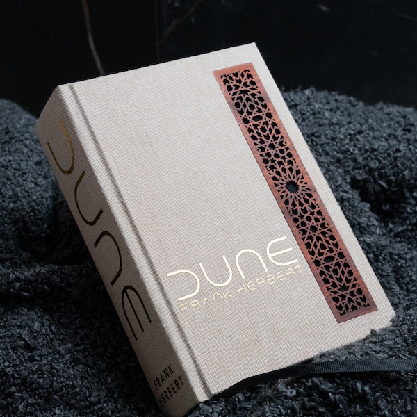 Dune & Dune Messiah Rebound Hardcover: Laser-Engraved Padauk Wood, Sci-Fi Collector's Edition
