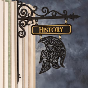 Book Tavern Signs, Handcrafted Bookshelf Dividers, Bookshelf Decor, Home Library Decor, Book Gift, Library Organizers image 12