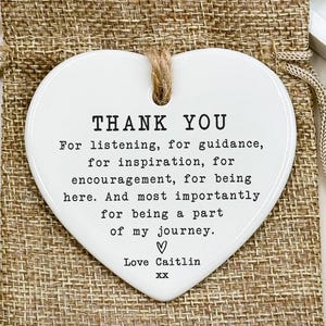 Thank You Gifts, Personalized Thank You Keepsake, Thank You Teacher, Mentor Gifts, Present To Say Thank You, Gift For Friends, Thankful