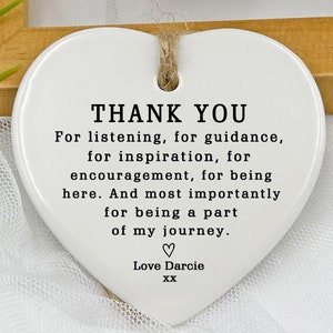 Thank You Keepsake, Personalized Thank You Gift, Gift To Say Thank You, Gift For Her, Gift For Friends, Christmas Gift, Appreciation Gift