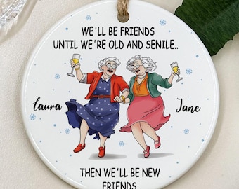 Vriendschapsornament, beste vriend cadeau, gepersonaliseerd beste vriend sieraad, besties sieraad, vriend cadeau, BFF cadeau, cadeau voor zus, vriend