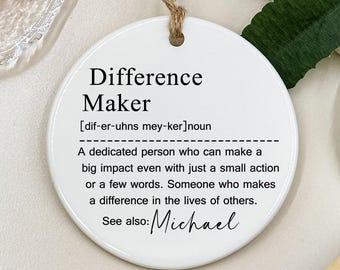 Unterschied Hersteller Geschenk, Danke Geschenk, personalisierter Unterschied Hersteller Geschenk, Geschenk für Lehrer, Wertschätzung Geschenk, Führer Geschenk, Abschiedsgeschenk