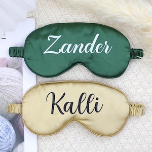 Custom Sleep Eye Mask, Bridesmaid Gifts, Sleepover Party Eye Masks, Bachelor Party Gift, Wedding Favor, Personalized Gift for Her,