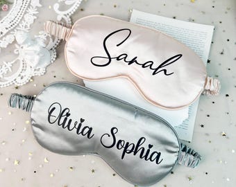 Personalized Sleep Mask, Gift for Her, Bridal Party Gift,Customized Wedding Sleeping Bride,Sleepover Gift for Her,Sleepover Gift Anniversary