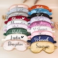 Personalized Sleep Eye Mask Bridesmaid Gifts, Bridal Shower Party Gift, Custom Silk Eye Mask, Wedding Favor, Gift for Her, Christmas Gifts