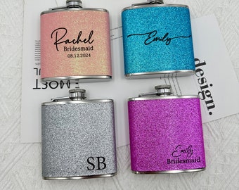 Frasco grabado para mujer, Frasco personalizado para mujer, Frasco de dama de honor, Frasco de flores personalizado, Frasco de mujer personalizado, Regalo para ella