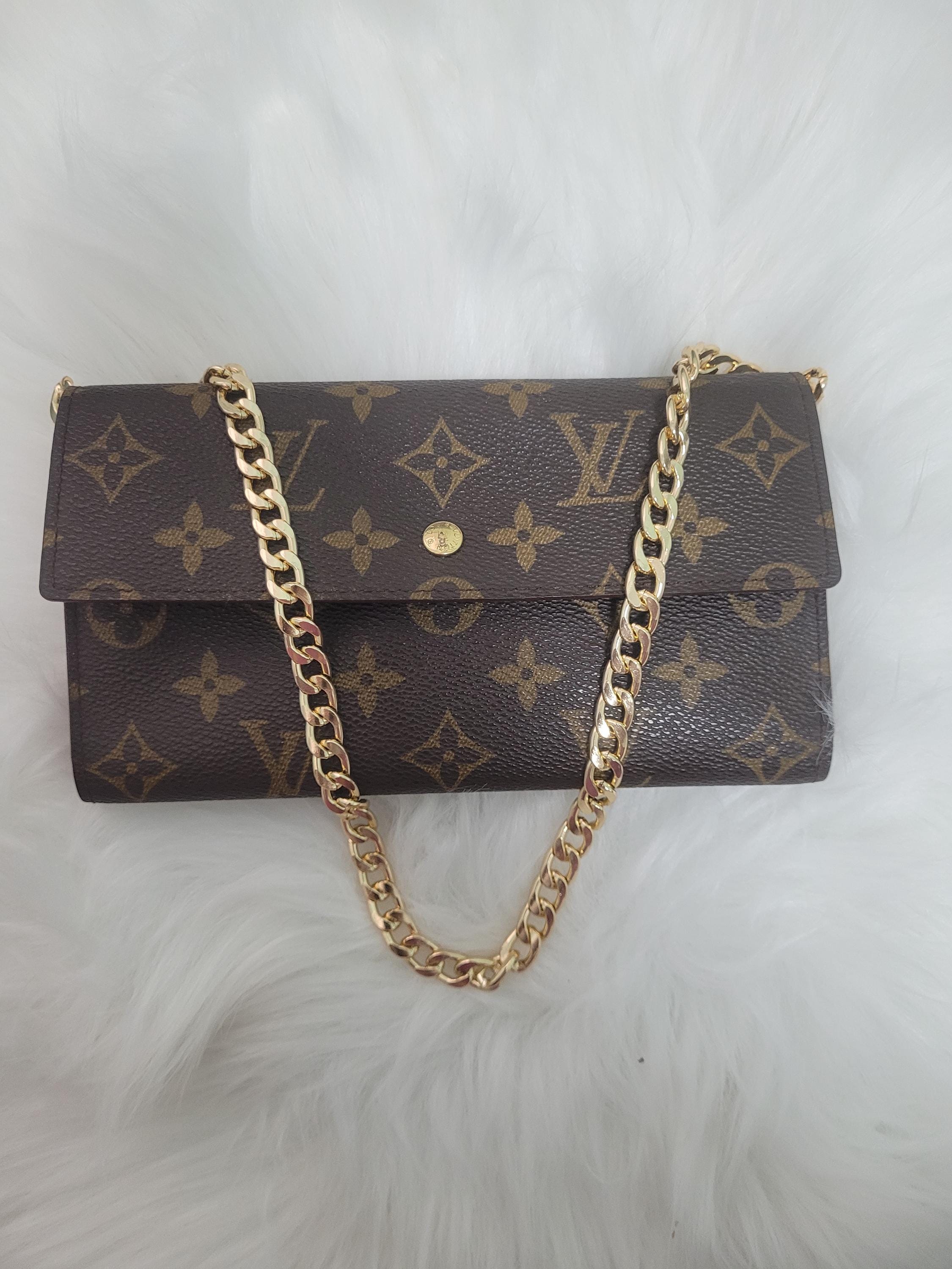 Louis Vuitton Mint Silver Wallet Chain