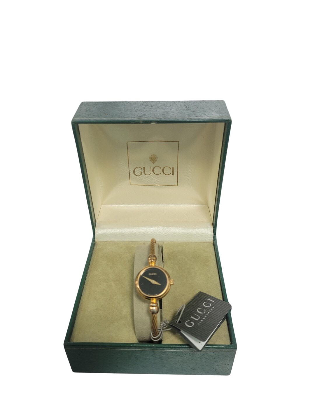 GUCCI 腕時計 Z2700.2.L ゴールド/ブラック 楽天市場】【GUCCI/グッチ】2700.2L バングルウォッチ ゴールド×黒文字