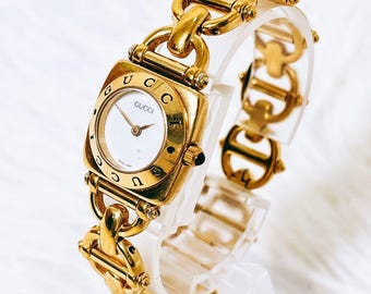 Watch Gucci Beige in Gold plated - 55115747