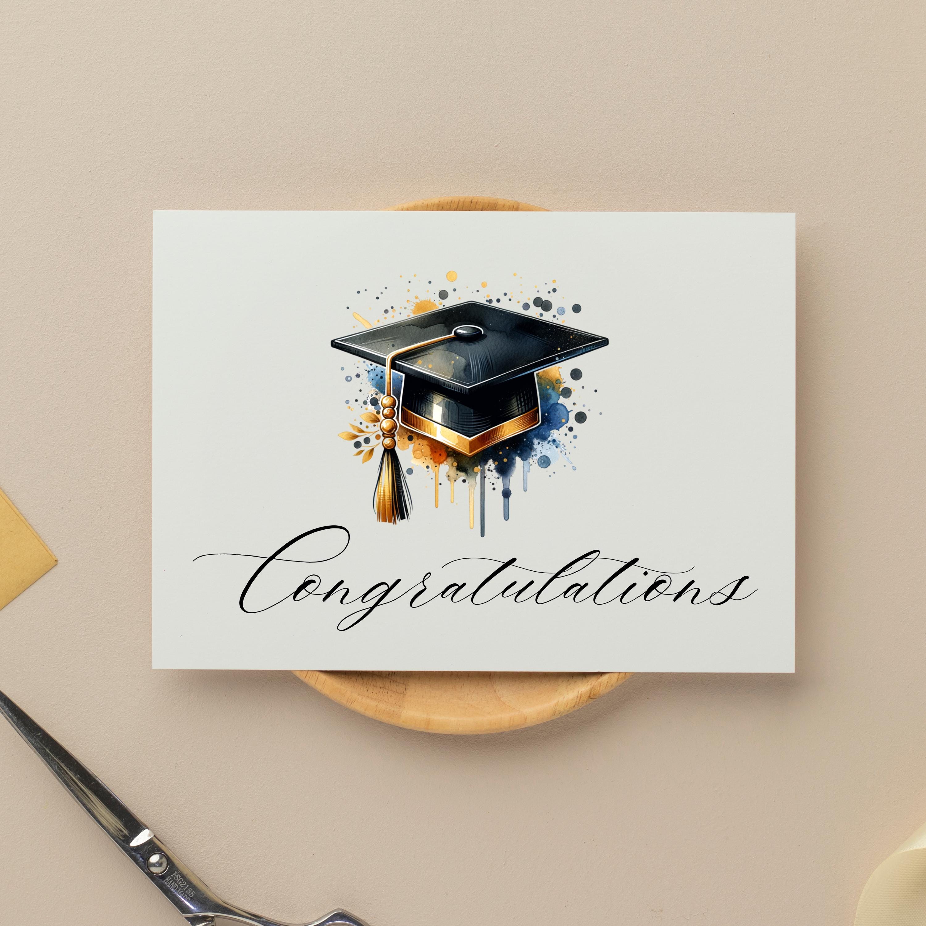 Graduation Congratulations Gift Card Printable at Home for Senior Grad ...