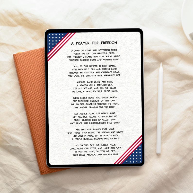 Printable Independence Day Poem | 4th of July Tribute | Patriotic ...