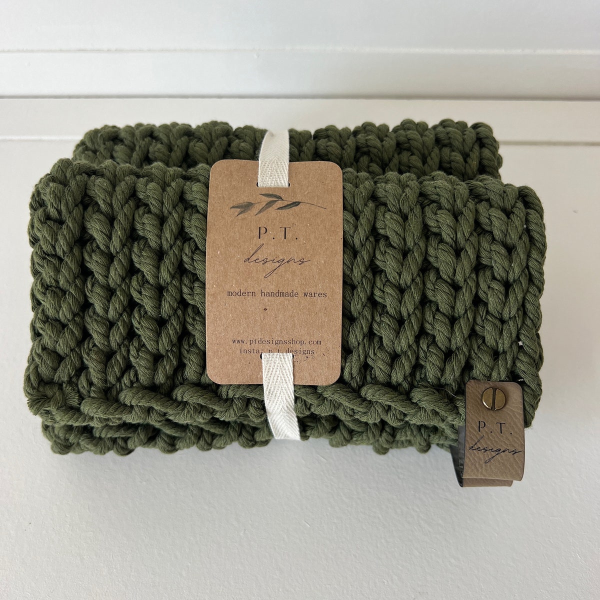 Hot Pad Trivet Set Forest Green XL Pad and Pot Holder Set for Long Pans, Baking Sheets Extra Thick Cotton Crochet Knit - Etsy
