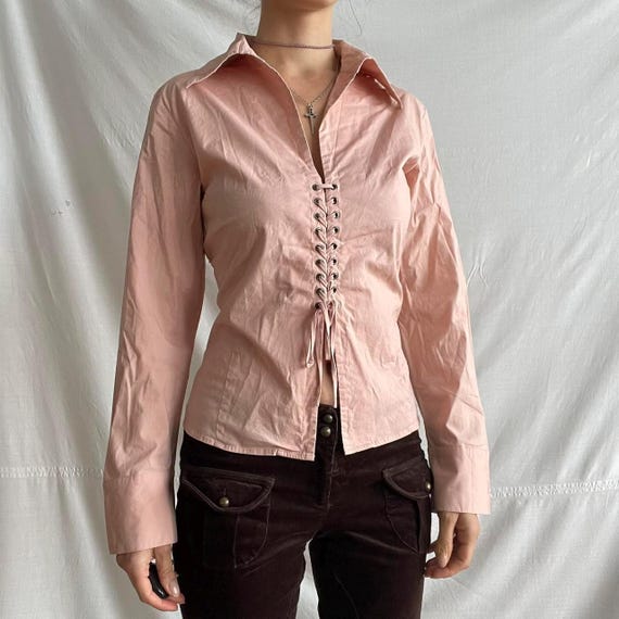 slim fit dress slacks Spread Collar Fitted Dress Shirt main image 1
