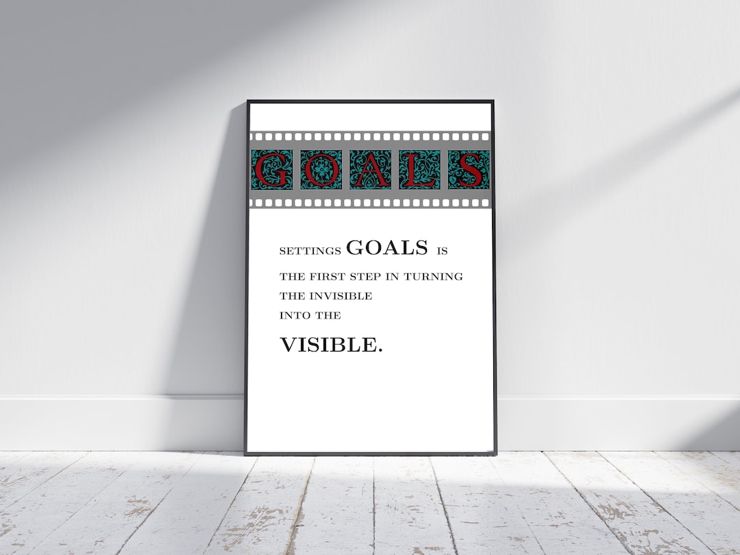 Minimalist Motivational Quote Poster for Wall Art Poster Décor for ...
