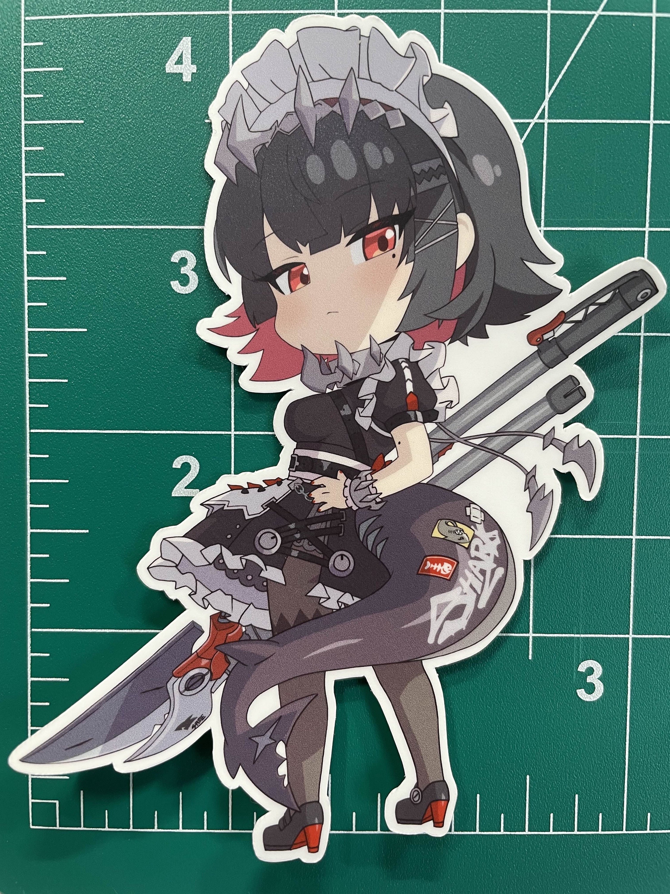 erin です！ Ellen Joe Chibi Water Resistant Vinyl Sticker | Anime Girl