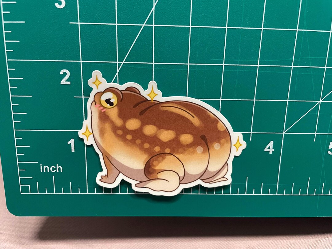 Potato Frog Waterproof Vinyl Sticker - Etsy