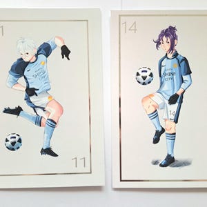 Blue Lock Nagi und Reo Drucke