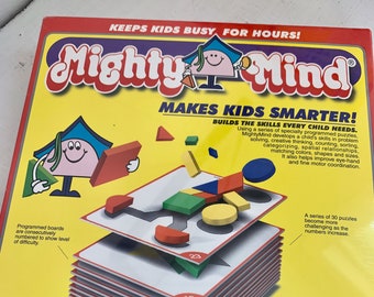 Vintage Mighty Mind New in Packaged skill builder shapes game