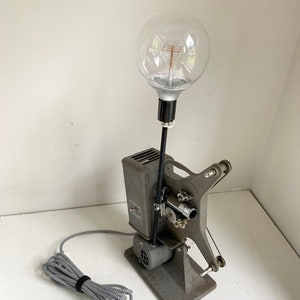 Vintage movie projector lamp repurposed vintage item image 1
