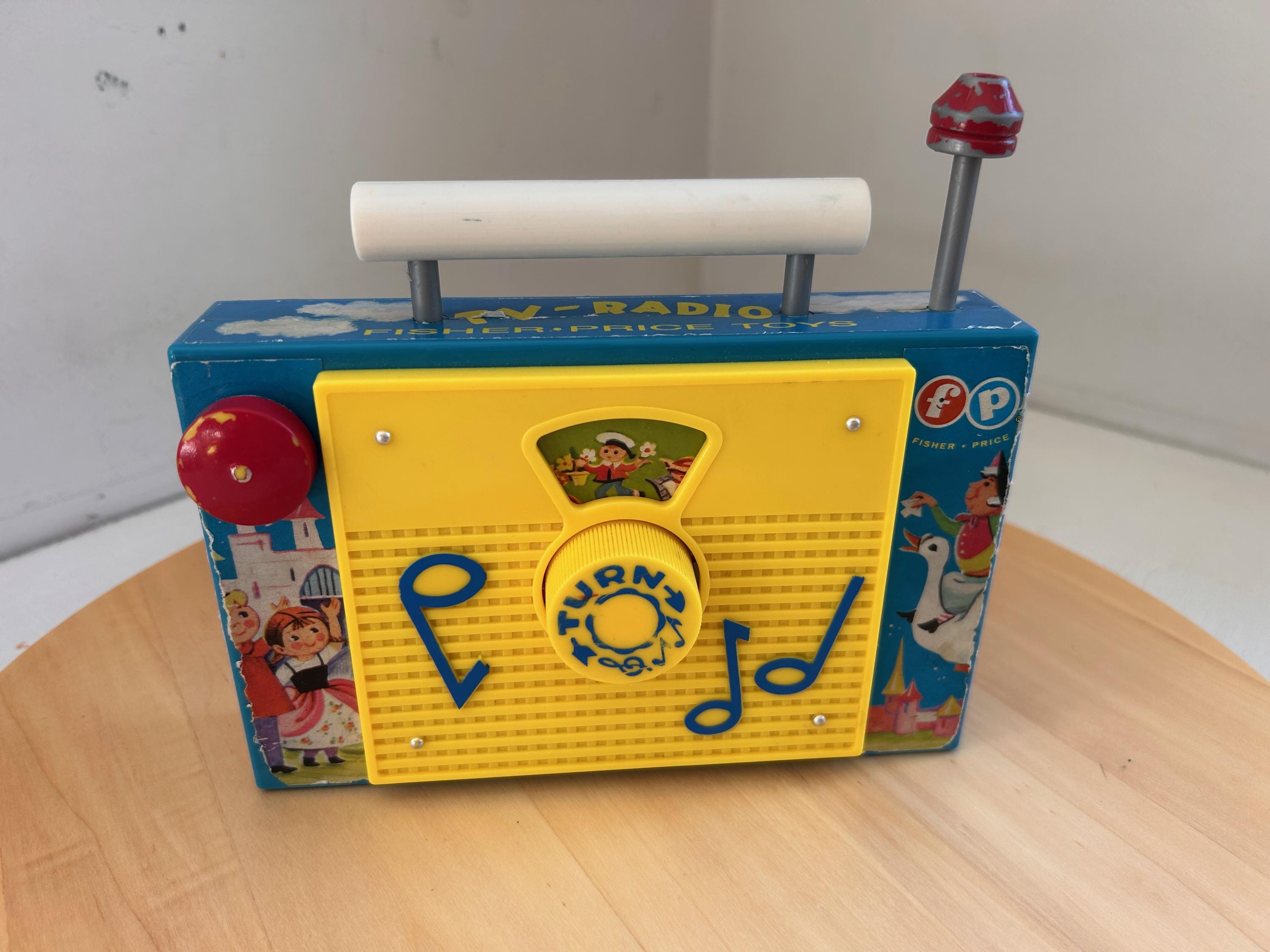 Vintage Fisher Price Music Box Tv - Etsy