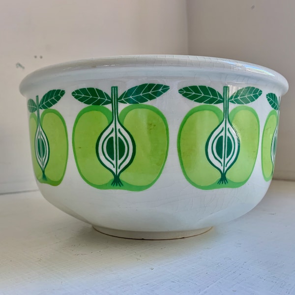 Apple Bowl Etsy