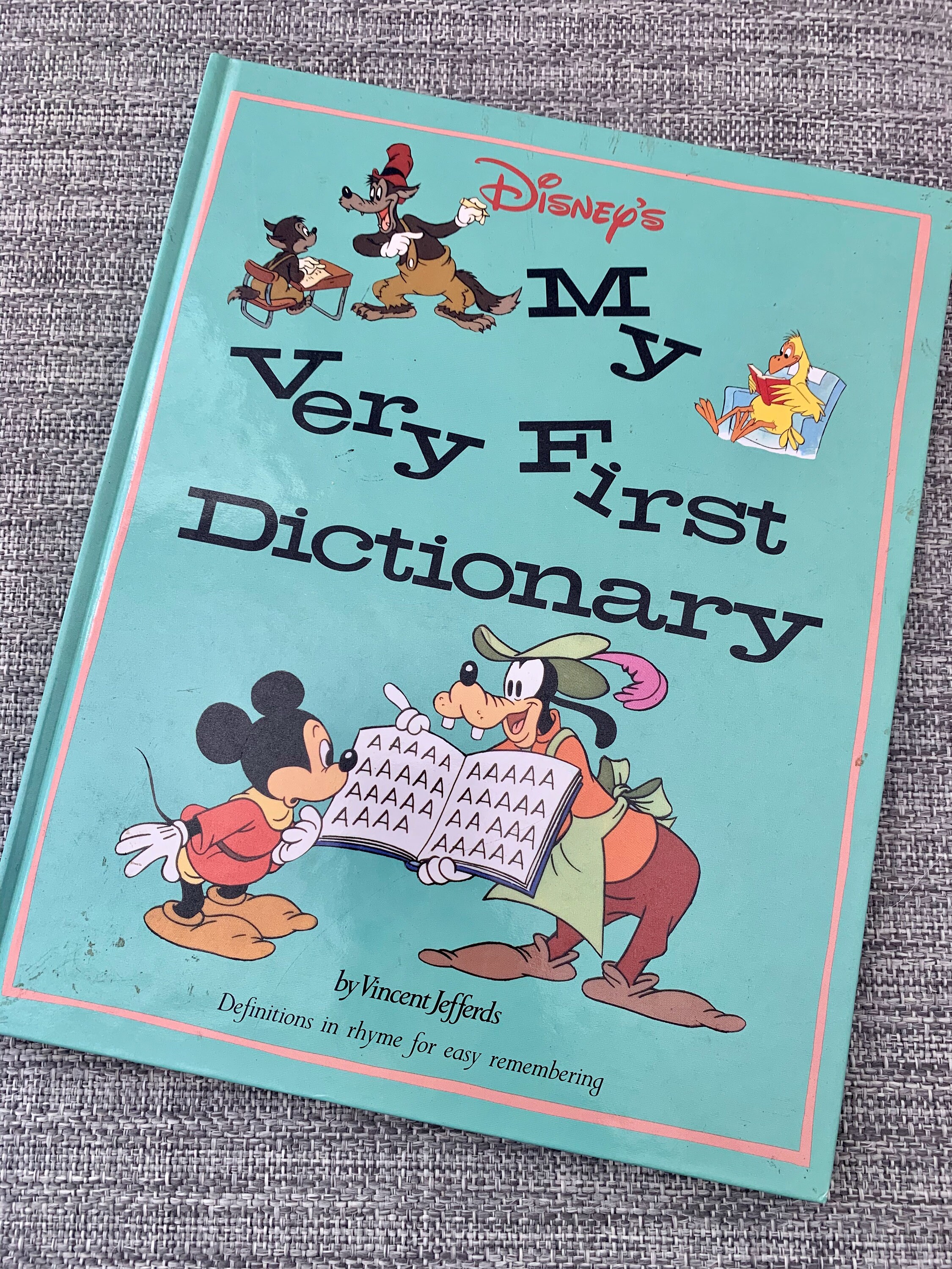 Disney's My Very First Dictionary 1989 - Etsy