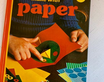 Vintage Look and Make Book with Paper 1977