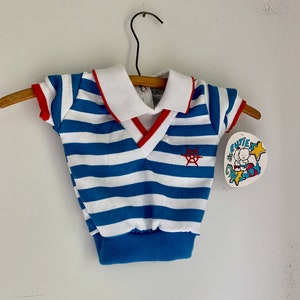 Vintage striped top 3 to 6 months