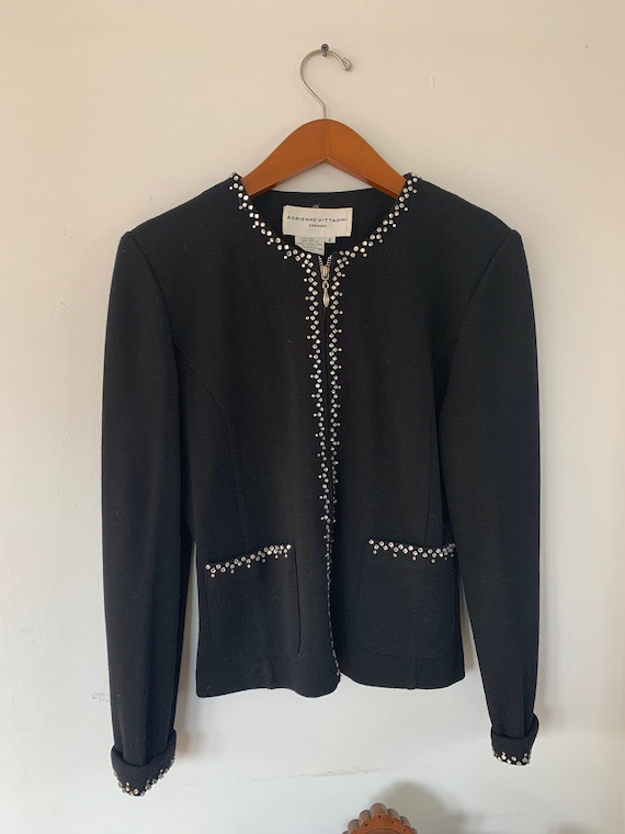Adrienne vittadini sweater jacket discount