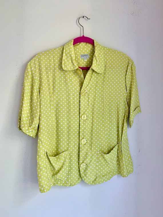 Vintage ladies blouse Esprit Sport size medium cha